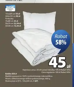 JYSK Kołdra Sola 135x200 cm oferta