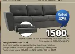JYSK Kanapa rozkładana Vejlby oferta