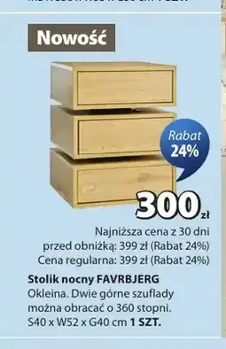 JYSK Stolik nocny Favrbjerg oferta