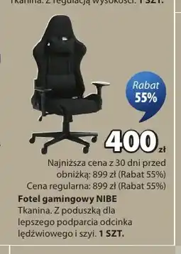 JYSK Fotel gamingowy Nibe oferta