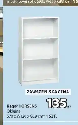 JYSK Regał Horsens 70x120x29 cm oferta