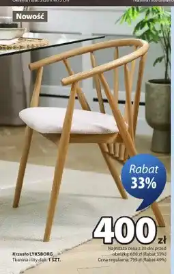 JYSK Krzesło Lyksborg oferta