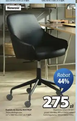 JYSK Krzesło do biurka Rostrup oferta