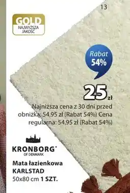 JYSK Mata łazienkowa Karlstad 50x80 cm Kronborg oferta