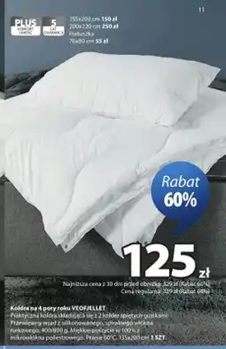 JYSK Kołdra na 4 pory roku Veofjellet 155x200 cm oferta