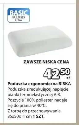 JYSK Poduszka ergonomiczna RISKA 35x50x11 cm oferta