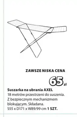 JYSK Suszarka na ubrania Axel oferta
