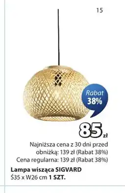 JYSK Lampa wisząca Sigvard oferta