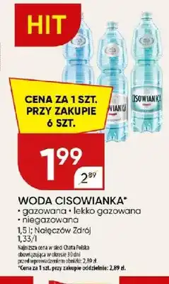 Chata Polska Woda gazowana Cisowianka oferta