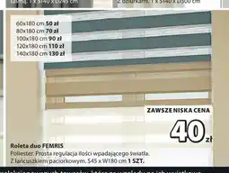 JYSK Roleta duo Femris 45x180 cm oferta