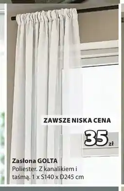 JYSK Zasłona Golta 140x245 cm oferta