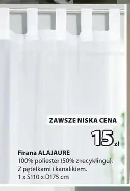 JYSK Firana Alajure 110x175 cm oferta