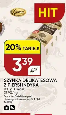 Chata Polska Szynka delikatesowa z piersi indyka Łukosz oferta