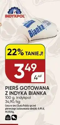 Chata Polska Pierś gotowana z indyka Bianka Indykpol oferta