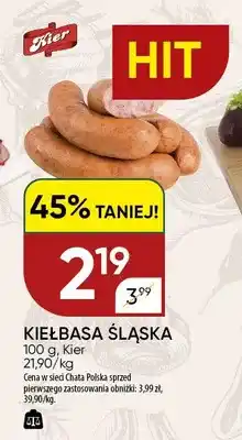 Chata Polska Kiełbasa śląska Kier oferta