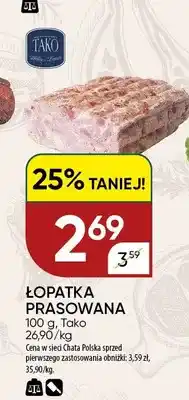 Chata Polska Łopatka prasowana Tako oferta