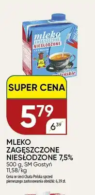 Chata Polska Mleko zagęszczone niesłodzone Gostyń 7,5% oferta