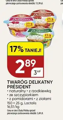 Chata Polska Twaróg Delikatny naturalny Président oferta
