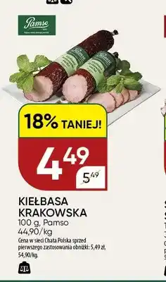 Chata Polska Kiełbasa krakowska Pamso oferta