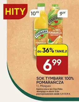 Chata Polska Sok Tymbark pomarańcza 100% oferta