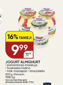 Chata Polska Jogurt Almighurt pomarańcza marakuja Ehrmann oferta