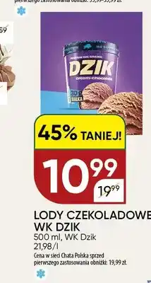 Chata Polska Lody czekoladowe WK Dzik oferta
