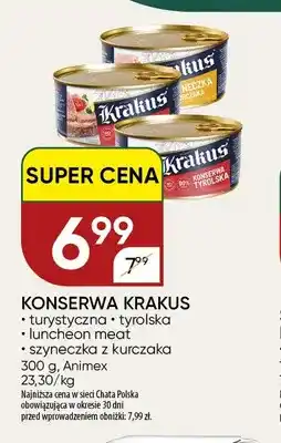 Chata Polska Konserwa Krakus turystyczna oferta