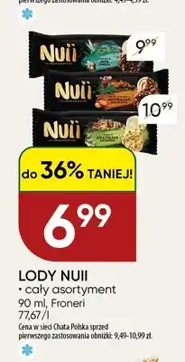 Chata Polska Lody Nuii oferta