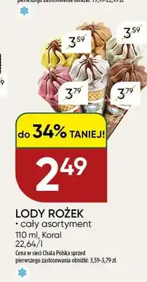 Chata Polska Lody rożek oferta