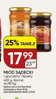 Chata Polska Miód gryczany Sądecki Bartnik oferta