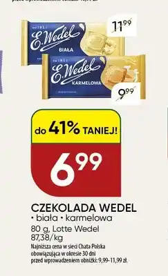 Chata Polska Czekolada E.Wedel biała oferta