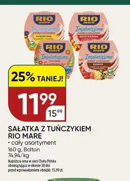 Chata Polska Sałatka z tuńczykiem Rio Mare oferta