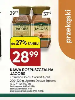 Chata Polska Kawa rozpuszczalna Jacobs Crema Gold oferta