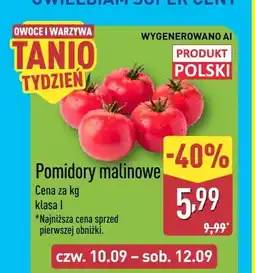 ALDI Pomidory malinowe oferta