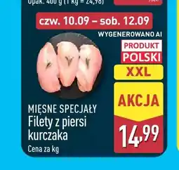 ALDI Filety z piersi kurczaka Mięsne Specjały oferta