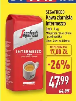 ALDI Kawa ziarnista Intermezzo Segafredo oferta