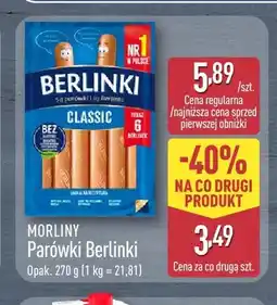 ALDI Parówki Berlinki Classic Morliny oferta