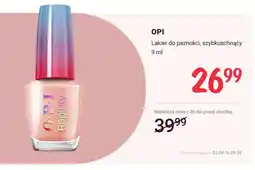 Rossmann Lakier do paznokci szybkoschnący OPI oferta