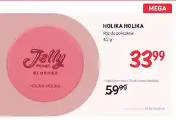 Rossmann Róż do policzków Holika oferta