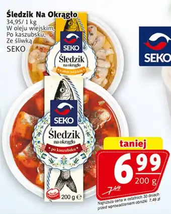Śledzik na okrągło SEKO