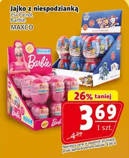 Prim Market Jajko z niespodzianką Psi Patrol, Barbie MAXCO oferta