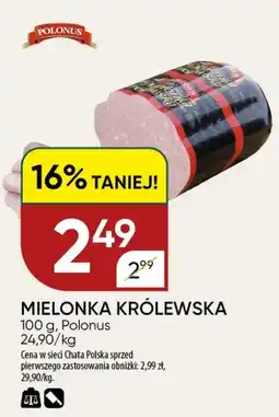 Chata Polska Mielonka Królewska Polonus oferta