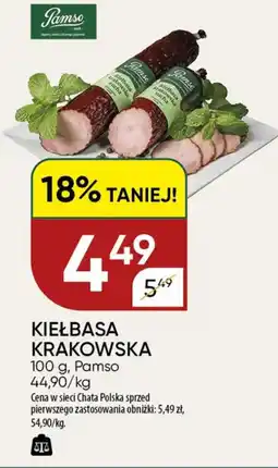 Chata Polska Kiełbasa Krakowska Pamso oferta