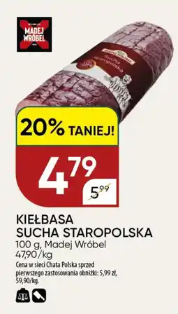 Chata Polska Kiełbasa Sucha Staropolska Madej Wróbel oferta