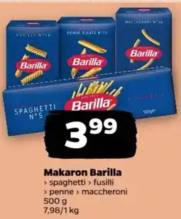 Netto Makaron Barilla oferta