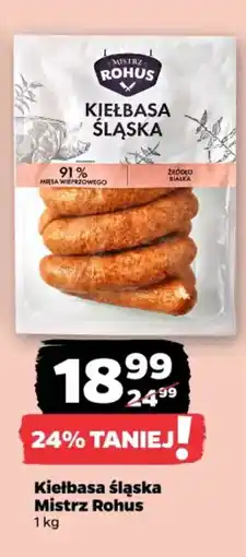 Netto Kiełbasa Śląska Mistrz Rohus oferta