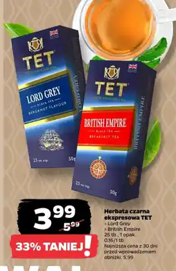 Netto Herbata czarna ekspresowa TET oferta