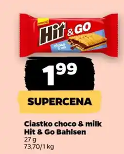 Netto Ciastko choco & milk Hit & Go Bahlsen oferta