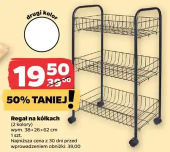 Regał na kółkach