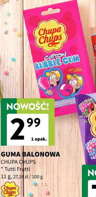 Guma balonowa Chupa Chups Tutti Frutti